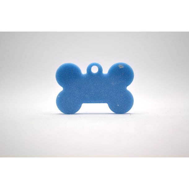 Hundetegn, lille kdben, bl og hvid