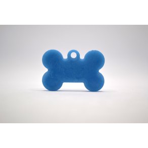 Hundetegn, lille kdben, bl og hvid