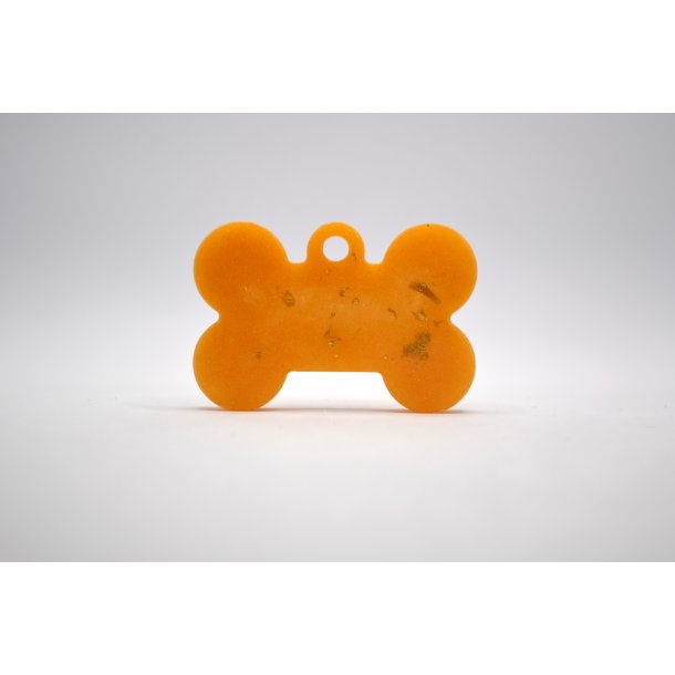 Hundetegn, lille kdben, gul med bladguld