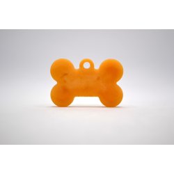 Hundetegn, lille kdben, gul med bladguld