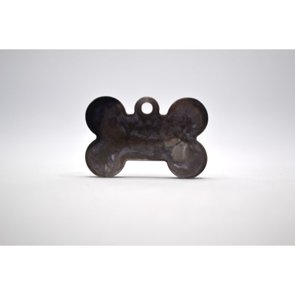 Hundetegn, lille kdben, sort, slv og guld