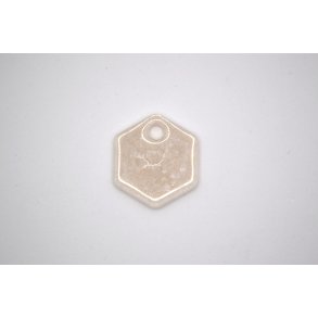 Hundetegn, lille hexagon, perlemor