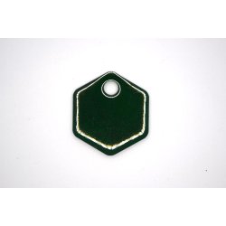 Hundetegn, lille hexagon, grn