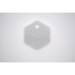 Hundetegn, lille hexagon, marmor med shimmer