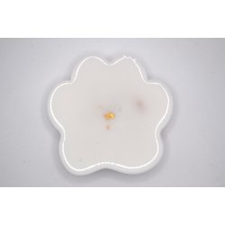 Nglering, pote, pink med hvid og bladguld