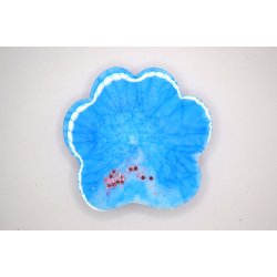 Nglering, bl med pink glitter