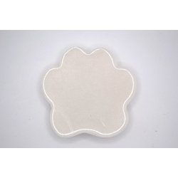 Nglering, pote, hvid med bladguld