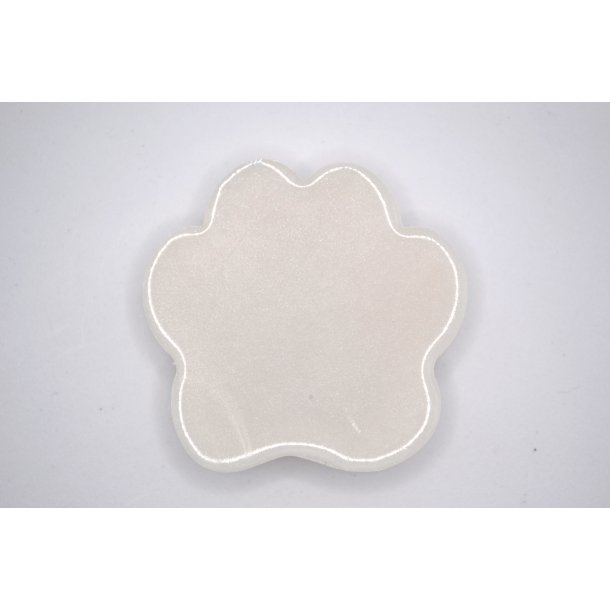 Nglering, pote, hvid med bladguld