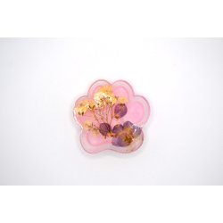 Nglering, pote, gennemsigtig lyserd med trrede blomster