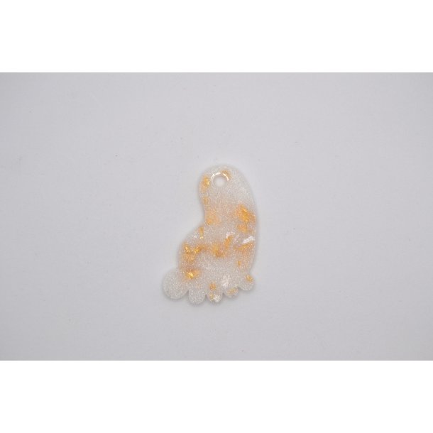 Nglering, Baby fod, blad guld med perlemor 