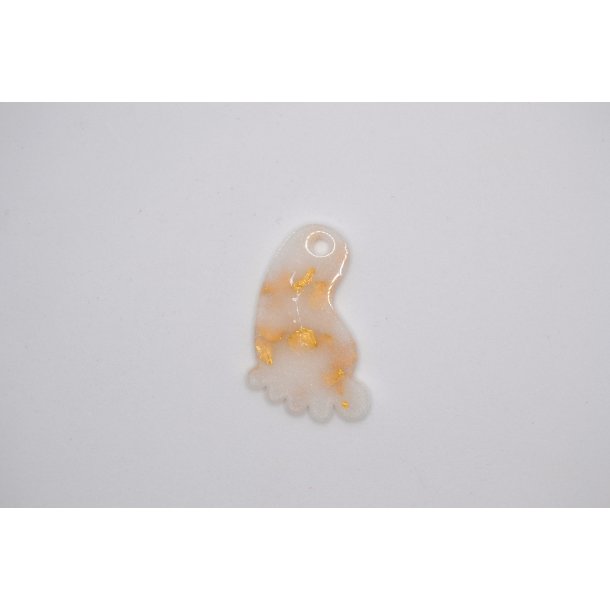 Nglering, Baby fod, blad guld med perlemor 