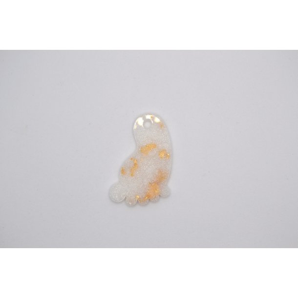 Nglering, Baby fod, blad guld med perlemor 