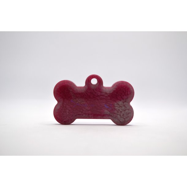 Hundetegn, stort kdben, lilla, pink, slv