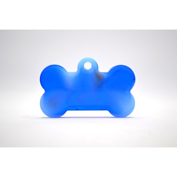 Hundetegn, stort kdben, bl med med en smule guld