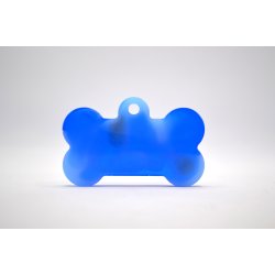 Hundetegn, stort kdben, bl med med en smule guld