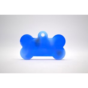 Hundetegn, stort kdben, bl med med en smule guld