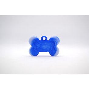 Hundetegn, lille kdben, bl og hvid