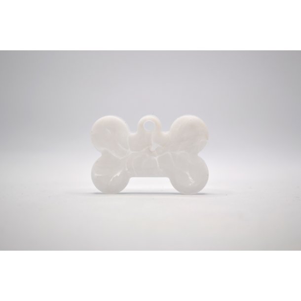 Hundetegn, lille kdben, hvid marmor