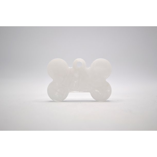 Hundetegn, lille kdben, hvid marmor