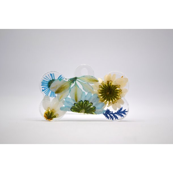 Hundetegn, stort kdben, blomster