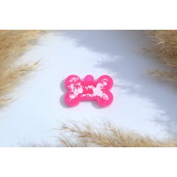 Hundetegn, lille kdben. lyserd med hvid effekt