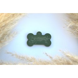 Hundetegn, stort kdben, grn shimmer