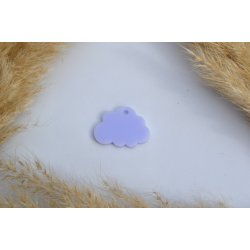 Hundetegn, lille sky, pastel lilla