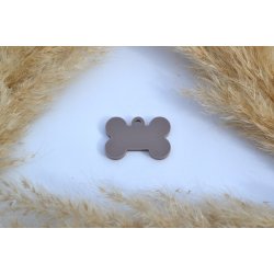 Hundetegn, lille kdben, gr med blomst og bladguld