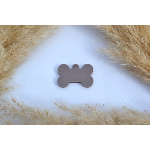 Hundetegn, lille kdben, gr med blomst og bladguld