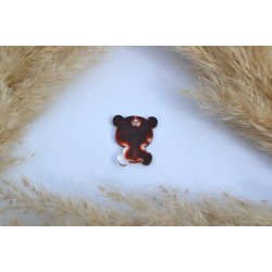 Hundetegn, lille bjrn, brun og transparant