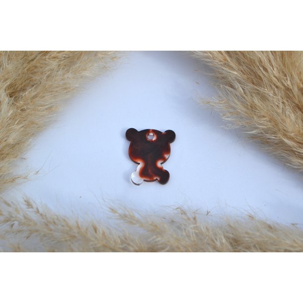 Hundetegn, lille bjrn, brun og transparant