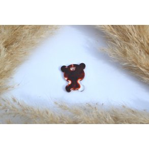 Hundetegn, lille bjrn, brun og transparant