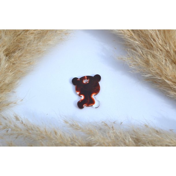 Hundetegn, lille bjrn, brun og transparant