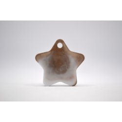 hundetegn, stor stjerne, brun, hvid, guld