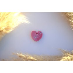 Hundetegn, lille hjerte, lyserd shimmer med slv stjerner