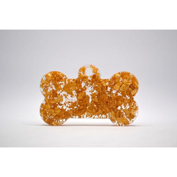 Hundetegn, stort kdben, blad guld