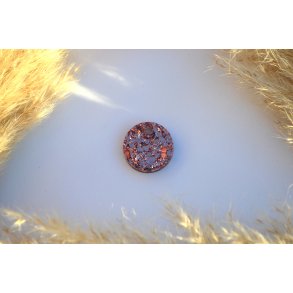 Hundetegn, mellem rund, glitter