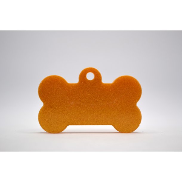 Hundetegn, stort kdben, guld glimmer