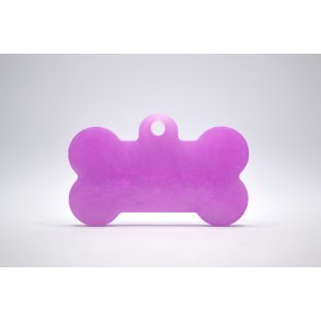 Hundetegn, stort kdben, lys lilla