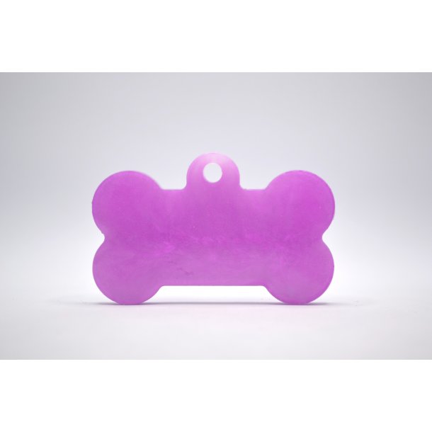 Hundetegn, stort kdben, lys lilla