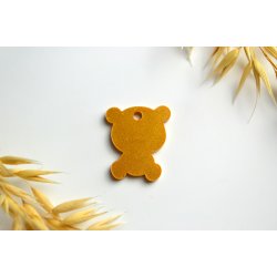 Hundetegn, lille bjrn, orange shimmer