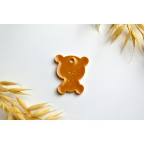 Hundetegn, lille bjrn, orange shimmer