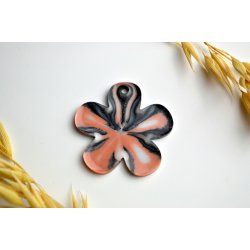 Hundetegn, stor blomst, sort, gr, bronze