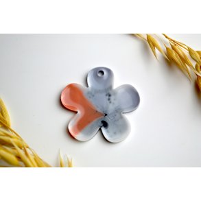 Hundetegn, stor blomst, sort, gr, bronze