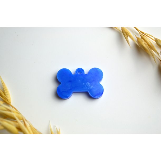 Hundetegn, mini kdben, bl med effekt