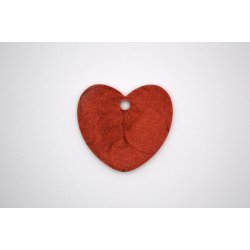 Hundetegn, stort hjerte, bronze