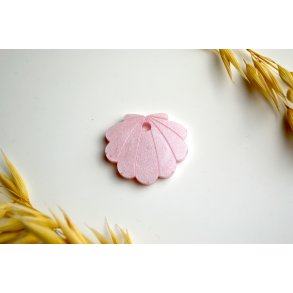 Hundetegn, lille musling, lyser�d shimmer