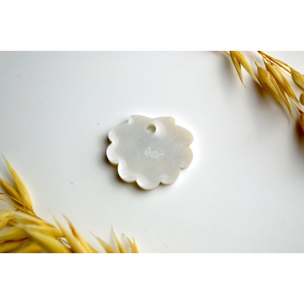 Hundetegn, lille musling, perlemor med skaller