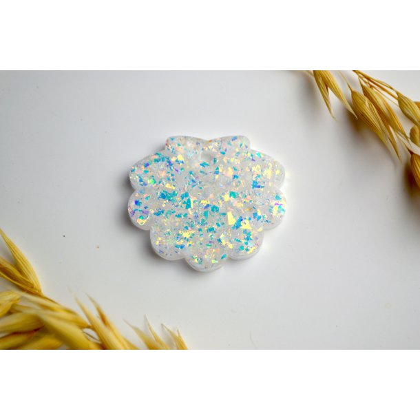 Hundetegn, stor musling, holografiske flager