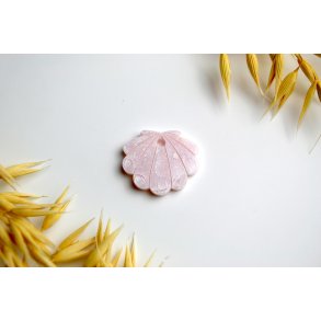 Hundetegn, lille musling, lyser�d shimmer